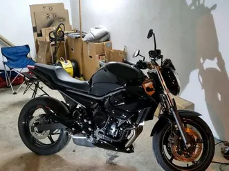 yamaha xj6 schwarz naked bike/motorrad