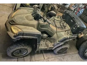 quad adly canyon wie hercules mit schneeschild