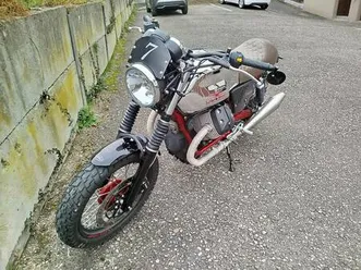 wunderschöne moto guzzi v7 umgebaut auf cafe racer canton basel-landschaft -