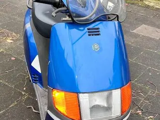 piaggio sfera 50 ccm roller blau mit windschutzscheibe