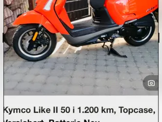 kymco like ii, 50i, bj. 2021, ein paar kratzer an kunststoff