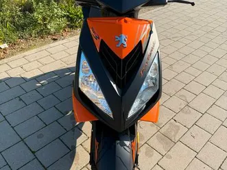 peugeot speedfight 125 ccm roller orange/schwarz