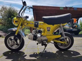 honda dax 1975 komplett restauriert 70 ccm gelb