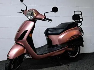 sym fiddle ii, rose gold kleurige bromscooter — scooters | sym — marktplaats