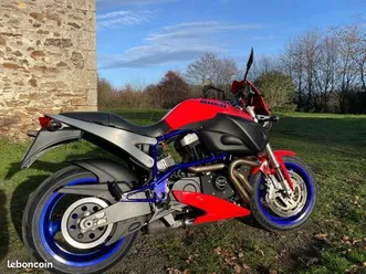 buell x1 sunset orange/bleu nucléaire