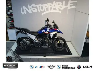 bmw r 1300 gs trophy in blau, 4 pakete, asa