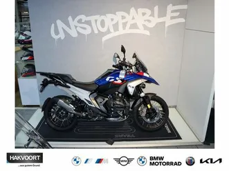 bmw r 1300 gs trophy in blau, 5 pakete