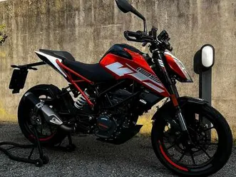 ktm 125 duke abs arancione