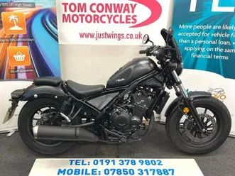honda cmx500 rebel, 2024(24), 1 owner, 1,771 miles, fsh, warranty 08/26, £4995