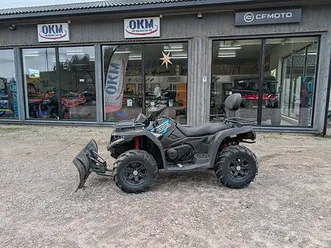 cfmoto cforce 600 med brøyteskjær