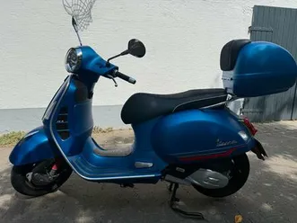 vespa gts 125 blau - gepflegter roller