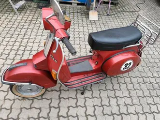 vespa px 80 e lusso, 1984, original, rot,