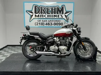 2025 triumph bonneville speedmaster snowdonia / cranberry red