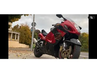 suzuki gsx1300r hayabusa rot-schwarz - sportmotorrad