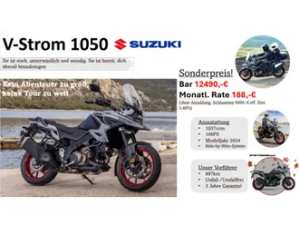 suzuki v-strom 1050/ unser vorführer/ nur 897km gelaufen