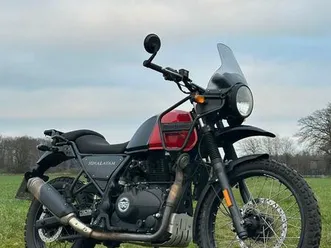 royal enfield himalayan 411 - reparierter schaden