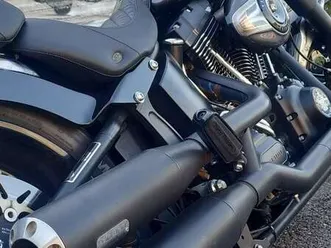 harley-davidson fat boy ex fat boy oggi special cutomized argento