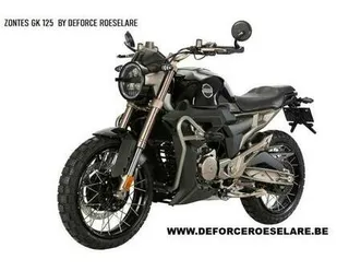 ② zontes 125 gk, neo-retro roadster.