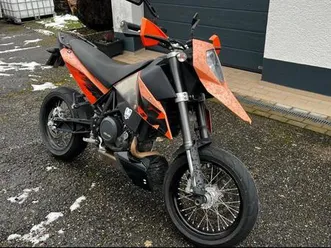 ktm 690 sm supermoto 2008 - orange/schwarz