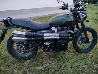 triumph scrambler 900 originale verde
