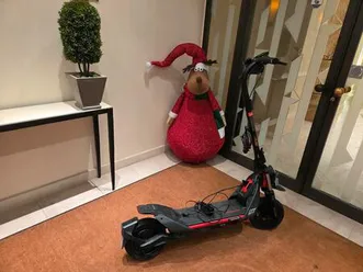 2 stück segway zt3 pro e-scooter (11 zoll, schwarz / rot)