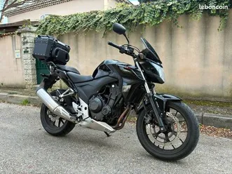 cb500 f excellent état full black a2