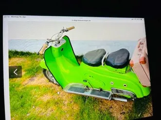 roller - zündapp - bella 150 - motorrad - oldtimer mit papiere