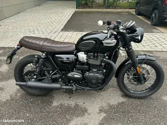 triumph bonneville t100 black moto