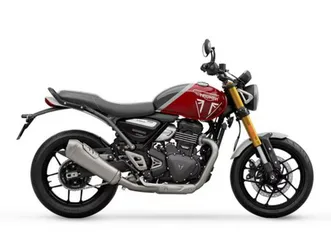 2024 triumph speed 400 carnival red / phantom black