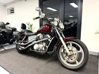 honda vt 1100 shadow lederkoffer! sissybar!