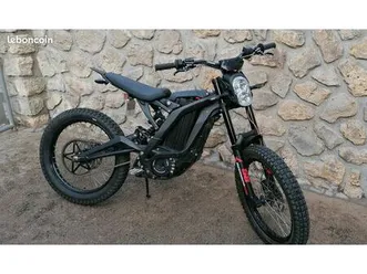 surron light bee x noire débridée - homologuée 50cm sans permis - upgrade fourche marzocchi 58 freins hope tech 3 v4 ++ talaria sting 4000 5500 ultra electrique