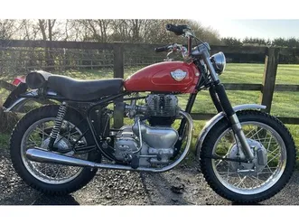 1961 royal enfield constellation desert sled / green laner a vendre