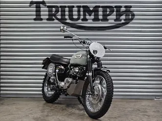 1969 triumph trophy t100c street scrambler custom a vendre