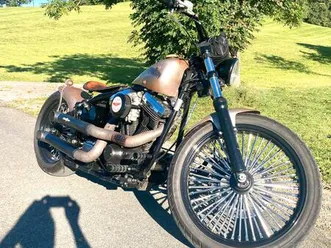 harley softail evo custom fxstc 105 db rawstyle