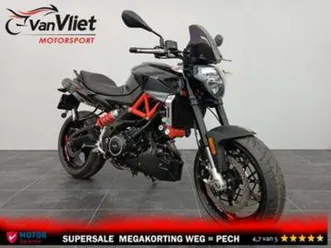 prachtige aprilia shiver 900 gpr uitlaten! kan ook 35kw — motoren | aprilia — marktplaats