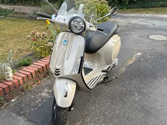 vespa sprint s 50 beige - nur 350 km gelaufen! weihnachtspreis