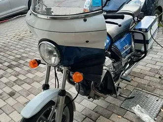moto guzzi v 50 modello polizia blu/azzurro