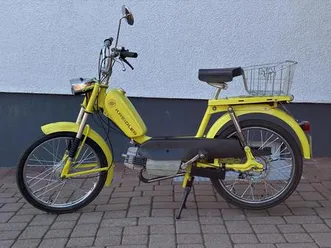 kreidler mofa mf2 signalgelb 1975 restauriert orig. papiere +heft