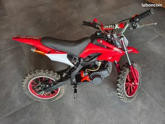 pocket bike mini cross 50 cc - carburateur neuf - prête à rouler