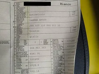 vendo yamaha t-max 500 canton tessin -