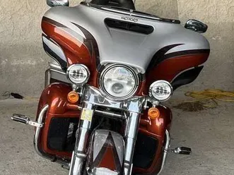 harley-davidson electra glide vollausstattung silber