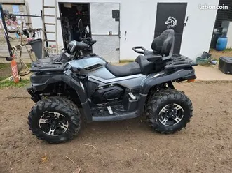 quad cfmoto 625 touring direction assistée