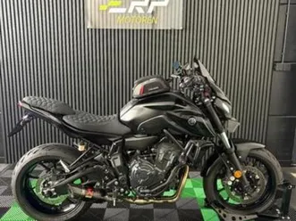 yamaha mt-07 (2024) akrapovic full black mt07 mt 07 — motoren | yamaha — marktplaats