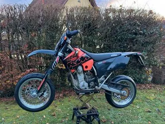 ktm exc 450 supermoto-umbau, top zustand!