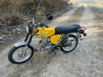 simson s51 mit 60km/h kba papiere