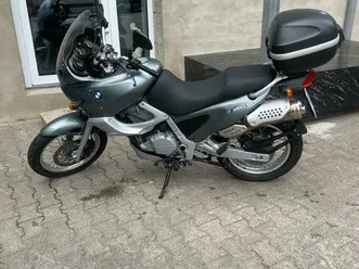 bmw f650st motorrad mit topcase