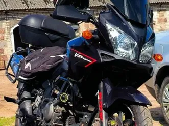 suzuki dl 650 v-strom- podgrzewane manetki-handbar-kufry-halogeny olsztyn