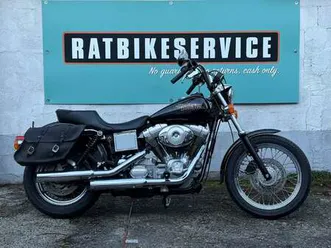 harley-davidson dyna super glide carburatore 1450 europea 10000km carfax nero
