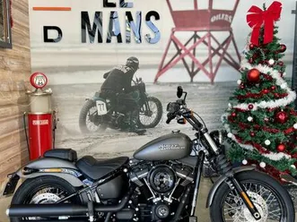 harley-davidson softail street bob 1745 2019 1745 cm3 | moto custom | 20 310 km | gris | 72100 le mans