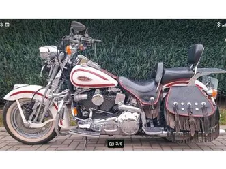 harley davidson heritage softail classic springer evolution rot/w